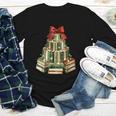 Christmas Book Tree Coquette Bow Xmas Reading Librarian Girl Youth Long Sleeve Tee Christmas Book Tree Coquette Bow Xmas Reading Librarian Girl Youth Long Sleeve Tee
