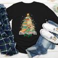 Christmas Books Make You Bright Librarian Teacher Book Lover Youth Long Sleeve Tee