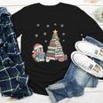 Christmas A Penguin Reading Book Snowflake Cocoa Hot Teacher Youth Long Sleeve Tee Christmas A Penguin Reading Book Snowflake Cocoa Hot Teacher Youth Long Sleeve Tee