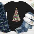 Christmas Tree Of Books For Readers And Librarians Youth Long Sleeve Tee