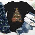 Christmas Tree Bookshelf Book Lover Library Youth Long Sleeve Tee Christmas Tree Bookshelf Book Lover Library Youth Long Sleeve Tee