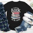 I Closed My Book To Be Here Books Lover Bookworm Youth Long Sleeve Tee