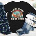 I Closed My Book To Be Here Reading Retro Bookworm Men Women Youth Long Sleeve Tee I Closed My Book To Be Here Reading Retro Bookworm Men Women Youth Long Sleeve Tee