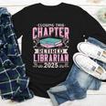 Closing This Chapter Retired Librarian 2025 Book Retirement Youth Long Sleeve Tee Closing This Chapter Retired Librarian 2025 Book Retirement Youth Long Sleeve Tee