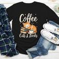 Coffee Cats And Books Lover For Women & Men Coffee Youth Long Sleeve Tee Coffee Cats And Books Lover For Women & Men Coffee Youth Long Sleeve Tee