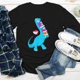 Cool Dinosaur Books Art For Men Women Libarian Book Lover Youth Long Sleeve Tee
