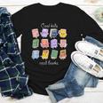 Cool Kids Read Books School Librarian Reading Teacher Youth Long Sleeve Tee
