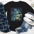 Cool Magical Book With Wizard Turtle For Adults And Kids Youth Long Sleeve Tee Cool Magical Book With Wizard Turtle For Adults And Kids Youth Long Sleeve Tee