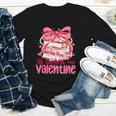 Coquette Bow All Booked For Valentine Book Lover Bookish Youth Long Sleeve Tee