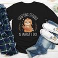Crafting Stories Is What I Do Reading Writing Book Author Youth Long Sleeve Tee