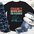 Cranky When Not Reading Retro Vintage Book Lover Youth Long Sleeve Tee Cranky When Not Reading Retro Vintage Book Lover Youth Long Sleeve Tee