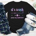 If I Crash Pause My Audiobook Listener Bookish Book Lover Youth Long Sleeve Tee