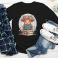 Cute Baby Highland Cow Reading Book Bookworm For Men Women Youth Long Sleeve Tee Cute Baby Highland Cow Reading Book Bookworm For Men Women Youth Long Sleeve Tee
