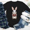 Cute Bookworm Bunny Reading For Kids And Teachers Youth Long Sleeve Tee