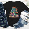 Cute Dragon Reading a Book Bookworm For Men Women Kid Youth Long Sleeve Tee