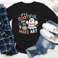 Cute Ghost Book Halloween Spooky Boo School Art Teacher Youth Long Sleeve Tee Cute Ghost Book Halloween Spooky Boo School Art Teacher Youth Long Sleeve Tee