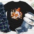 Cute Ghost Reading Book Lovers Halloween Pumpkin Women Girls Youth Long Sleeve Tee