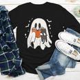 Cute Ghost Reading Book Spooky Season Halloween Costume Kids Youth Long Sleeve Tee Cute Ghost Reading Book Spooky Season Halloween Costume Kids Youth Long Sleeve Tee