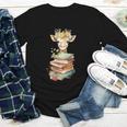 Cute Giraffe With Book Floral Bookworm Librarian Book Lover Youth Long Sleeve Tee Cute Giraffe With Book Floral Bookworm Librarian Book Lover Youth Long Sleeve Tee
