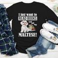 Cute Glasses Read Books & Pet My Maltese Lover Youth Long Sleeve Tee