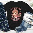 Cute Reading Outfit Book Lover Tee For Women Who Read Youth Long Sleeve Tee
