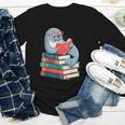 Cute Reading Seal On Books Book Lover Youth Long Sleeve Tee Cute Reading Seal On Books Book Lover Youth Long Sleeve Tee