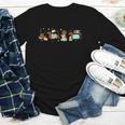 Dachshund Book Lover Reading Wiener Dog 100 Days Of School Youth Long Sleeve Tee