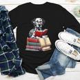Dalmatian Reading Books Matching Bookworm Readers Librarian Youth Long Sleeve Tee