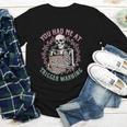 Dark Romance Had Me At Trigger Warning Skeleton Smutt Book Youth Long Sleeve Tee