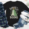 Dashing Through The Books Christmas Book Lovers Men Women Youth Long Sleeve Tee Dashing Through The Books Christmas Book Lovers Men Women Youth Long Sleeve Tee