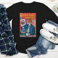 Dead Roast Coffee Comic Book Cover Style Skeleton Barista Youth Long Sleeve Tee