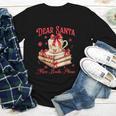 Dear Santa More Books Please Coquette Bow Books Christmas Youth Long Sleeve Tee Dear Santa More Books Please Coquette Bow Books Christmas Youth Long Sleeve Tee