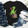 Dino Reading Read Reading Librarian Book Men Boys Kids Youth Long Sleeve Tee Dino Reading Read Reading Librarian Book Men Boys Kids Youth Long Sleeve Tee