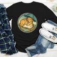 Dog Reading Book Rain Cozy Umbrella Cute Art Men Youth Long Sleeve Tee Dog Reading Book Rain Cozy Umbrella Cute Art Men Youth Long Sleeve Tee