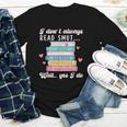 I Don't Always Read Smut Books Smutt Bookish Smutty Book Youth Long Sleeve Tee