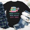 Drink Coffee Read Books Love Jesus Christian Religious God Youth Long Sleeve Tee Drink Coffee Read Books Love Jesus Christian Religious God Youth Long Sleeve Tee