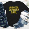 Dungeon Crawler Carl Yellow Text Logo LitRPG Series Book Youth Long Sleeve Tee