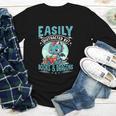 Easily Distracted By Books And Dragons Nerds Youth Long Sleeve Tee