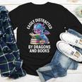 Easily Distracted By Dragons And Books Youth Long Sleeve Tee