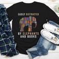Easily Distracted By Elephants And Books Elephant Youth Long Sleeve Tee