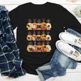 Educated Afro Women Girl Reading Book Future HBCU Grad Youth Long Sleeve Tee
