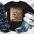 Education Is Freedom Teacher Books Black History Women Youth Long Sleeve Tee Education Is Freedom Teacher Books Black History Women Youth Long Sleeve Tee