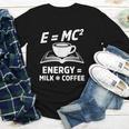 EMC2 Energy Milk x Coffee Science Book Math Lover Youth Long Sleeve Tee