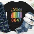 Equal Rights Book Flower Resist 86 47 Feminist Women Rights Youth Long Sleeve Tee