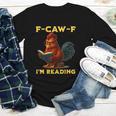 F-CAW-F I'm Reading Chicken Book Lover Introvert Meme Youth Long Sleeve Tee F-CAW-F I'm Reading Chicken Book Lover Introvert Meme Youth Long Sleeve Tee