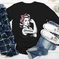 Female Librarian Rosie Riveter Book Guardian Woman Youth Long Sleeve Tee Female Librarian Rosie Riveter Book Guardian Woman Youth Long Sleeve Tee