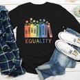 Floral Book Equality Human Rights Social Justice Peace Love Youth Long Sleeve Tee Floral Book Equality Human Rights Social Justice Peace Love Youth Long Sleeve Tee