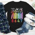 Floral Foxglove Daisy Tulip 8647 Books Lover Blooming Flower Youth Long Sleeve Tee