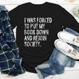 I Was Forced To Put My Book Down Book Worm Reader Youth Long Sleeve Tee
