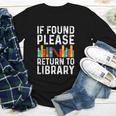 If Found Please Return To Library Book Lover Youth Long Sleeve Tee